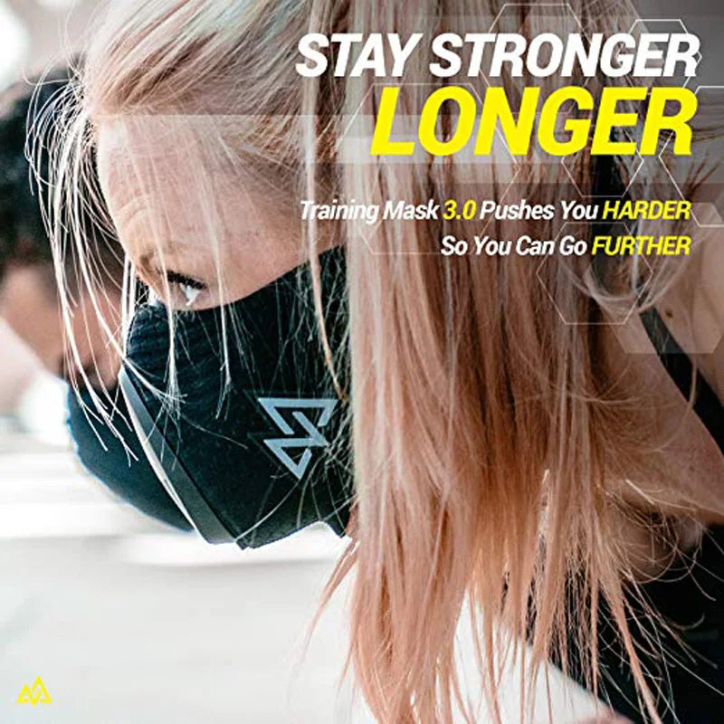 Sport mask Elevation Training Mask Workout Running Resistance  Fitness Cardio High-pressure Breathing Fitness Training mask 3.0
