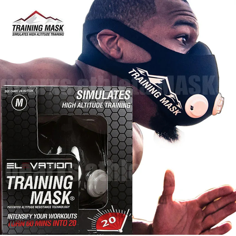 Sport mask Elevation Training Mask Workout Running Resistance  Fitness Cardio High-pressure Breathing Fitness Training mask 3.0