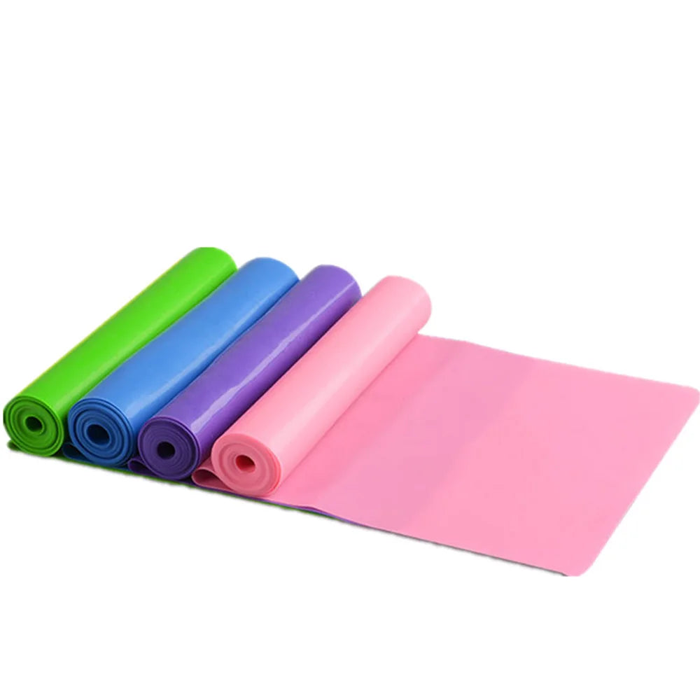 5/1Pcs Yoga Sport Resistance Bands Pilates Training Fitness Exercise Home Gym Elastic Band Natural Rubber Latex Yoga Accessories