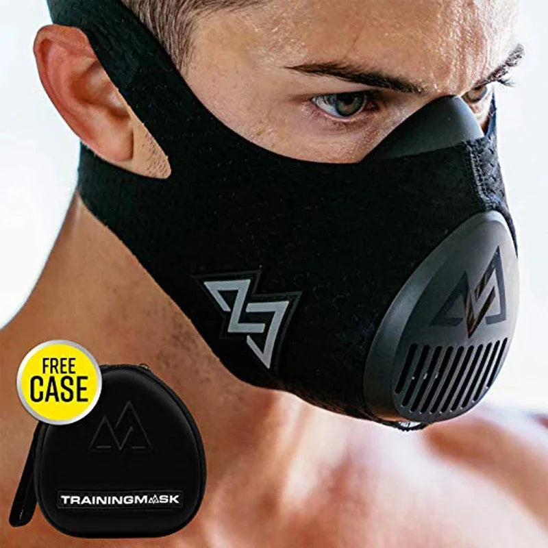 Sport mask Elevation Training Mask Workout Running Resistance  Fitness Cardio High-pressure Breathing Fitness Training mask 3.0
