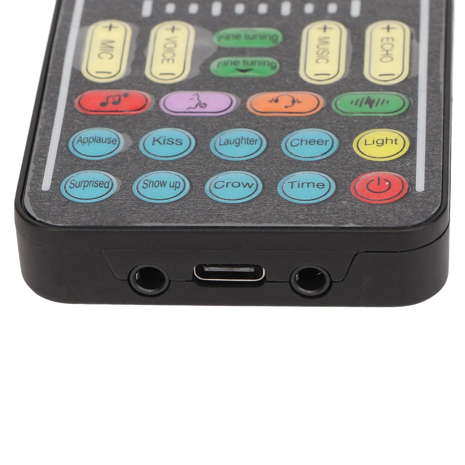 Voice Disguiser 8 Built in Sound Effects Handheld Voice Changer Portable Multiple Connection Modes ABS for Live Streaming