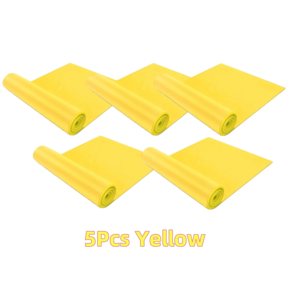 5/1Pcs Yoga Sport Resistance Bands Pilates Training Fitness Exercise Home Gym Elastic Band Natural Rubber Latex Yoga Accessories