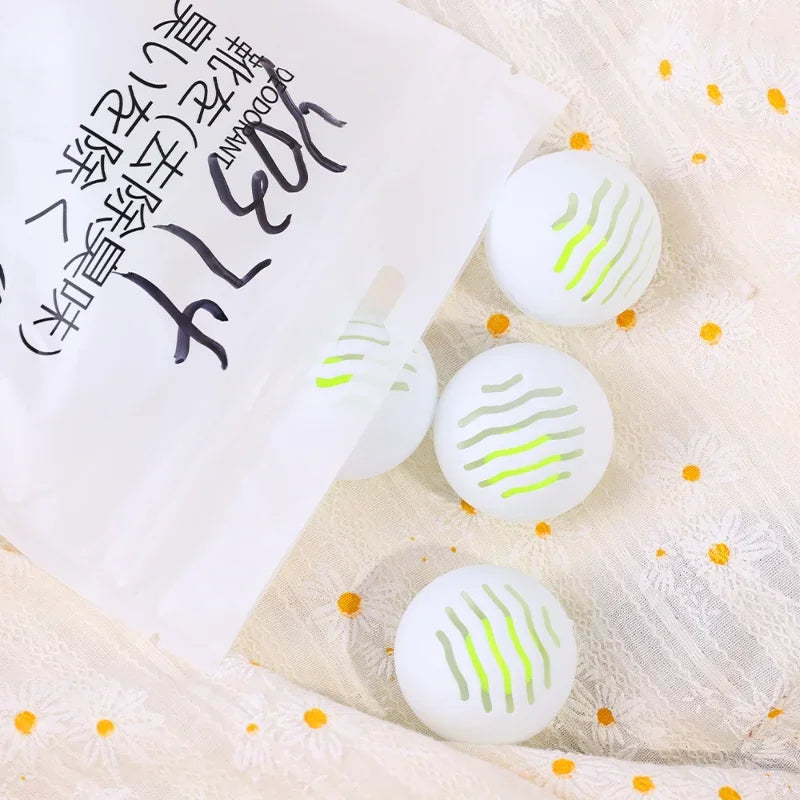 24/3Pcs Deodorizer Balls Sneaker Perfume Balls for Shoe Gym Bag Locker and Cars Deodorizer Neutralizing Odor Shoe Freshener Ball