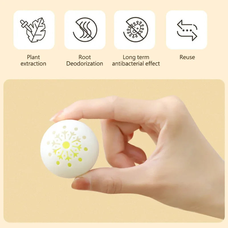 24/3Pcs Deodorizer Balls Sneaker Perfume Balls for Shoe Gym Bag Locker and Cars Deodorizer Neutralizing Odor Shoe Freshener Ball