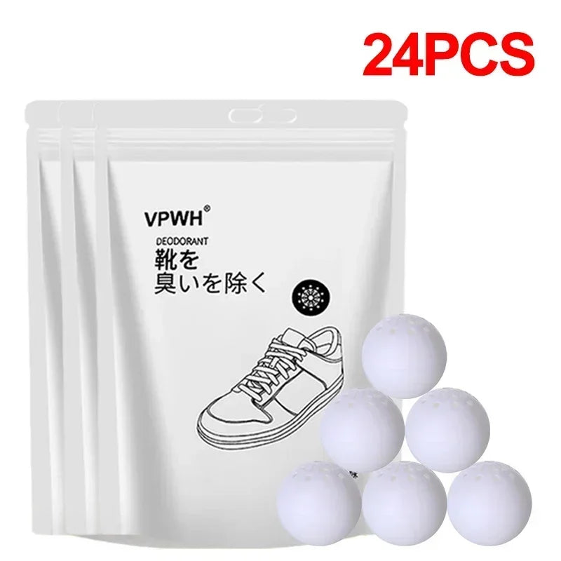 24/3Pcs Deodorizer Balls Sneaker Perfume Balls for Shoe Gym Bag Locker and Cars Deodorizer Neutralizing Odor Shoe Freshener Ball