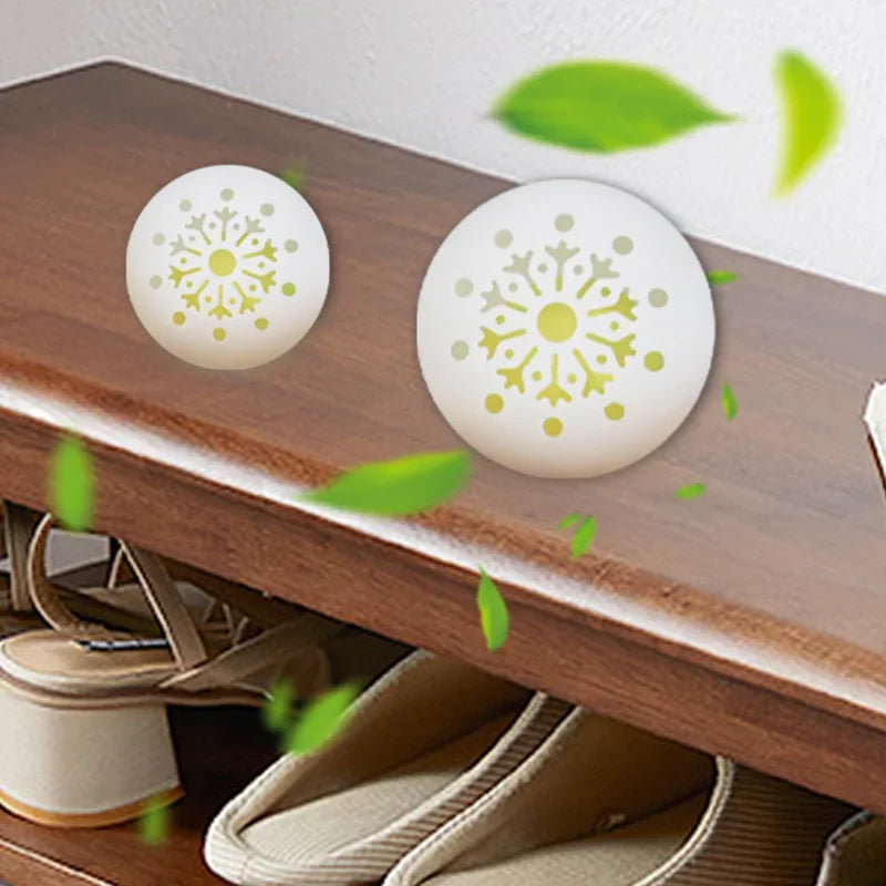 24/3Pcs Deodorizer Balls Sneaker Perfume Balls for Shoe Gym Bag Locker and Cars Deodorizer Neutralizing Odor Shoe Freshener Ball