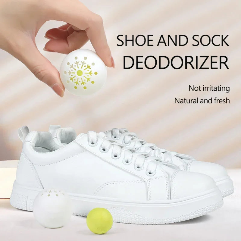 24/3Pcs Deodorizer Balls Sneaker Perfume Balls for Shoe Gym Bag Locker and Cars Deodorizer Neutralizing Odor Shoe Freshener Ball