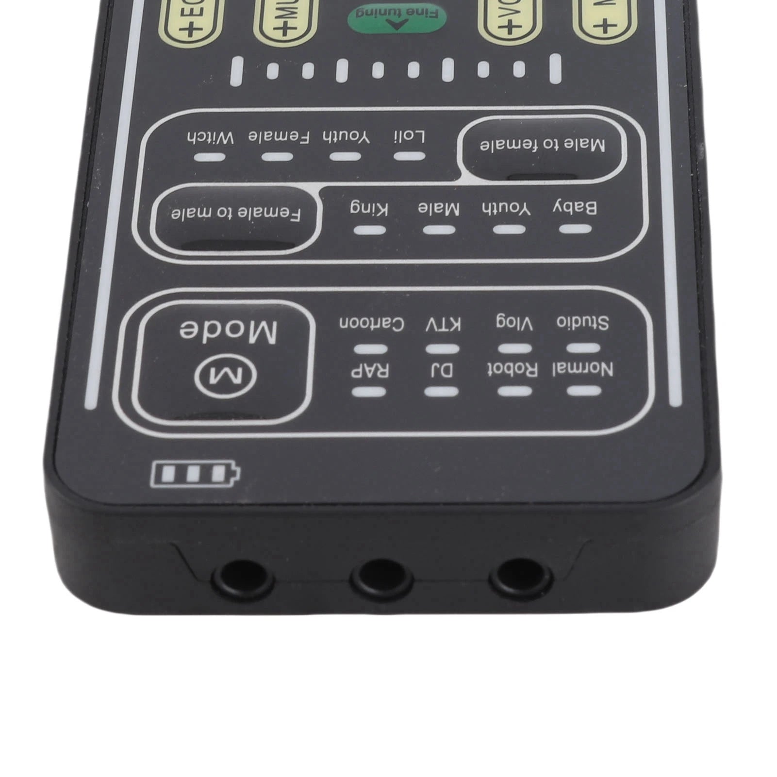 Voice Disguiser 8 Built in Sound Effects Handheld Voice Changer Portable Multiple Connection Modes ABS for Live Streaming