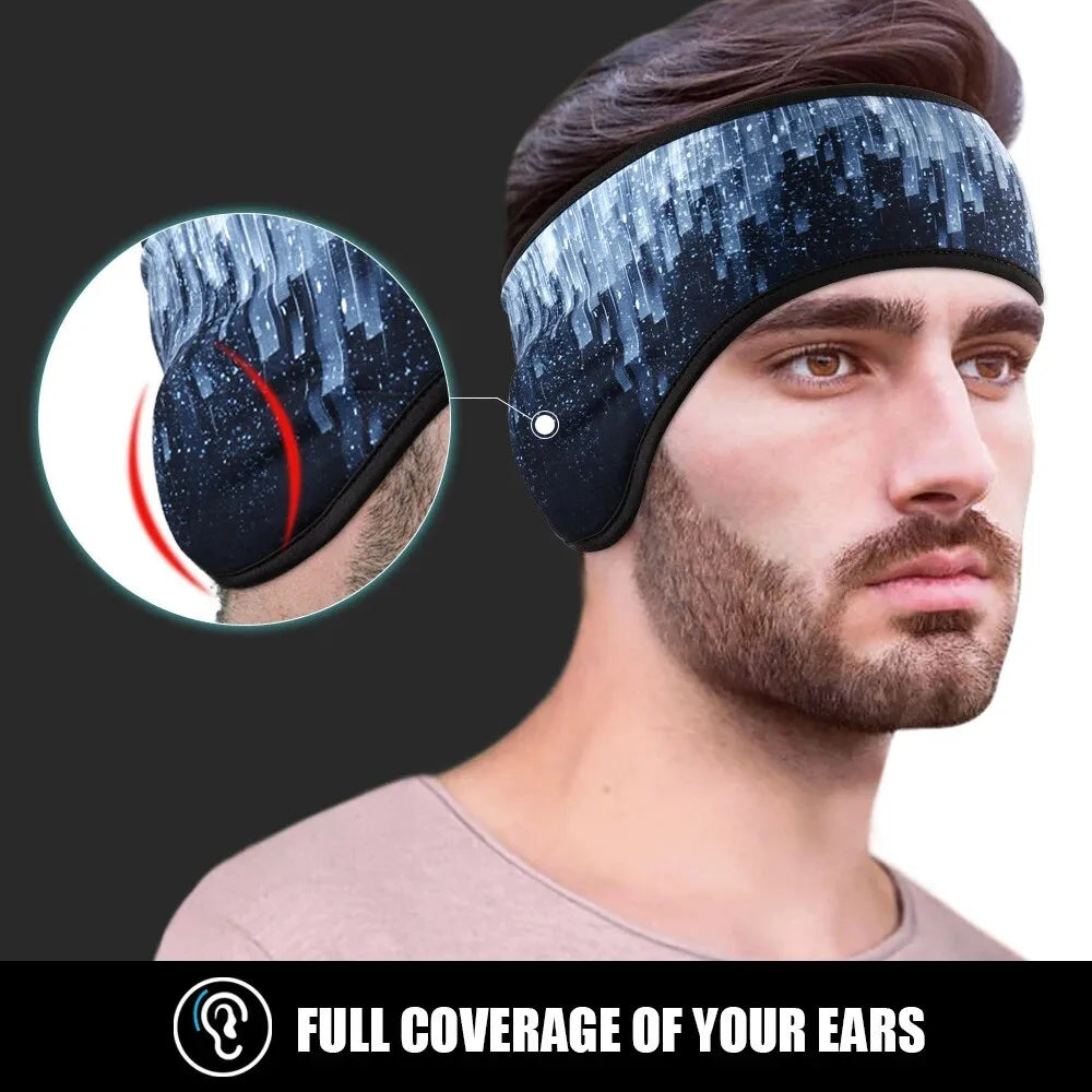Winter Ear Warmer Cover Sports Head Band Fleece Cycling Running Ski Cold Weather Ear Muff Hairband Headwear for Men Women