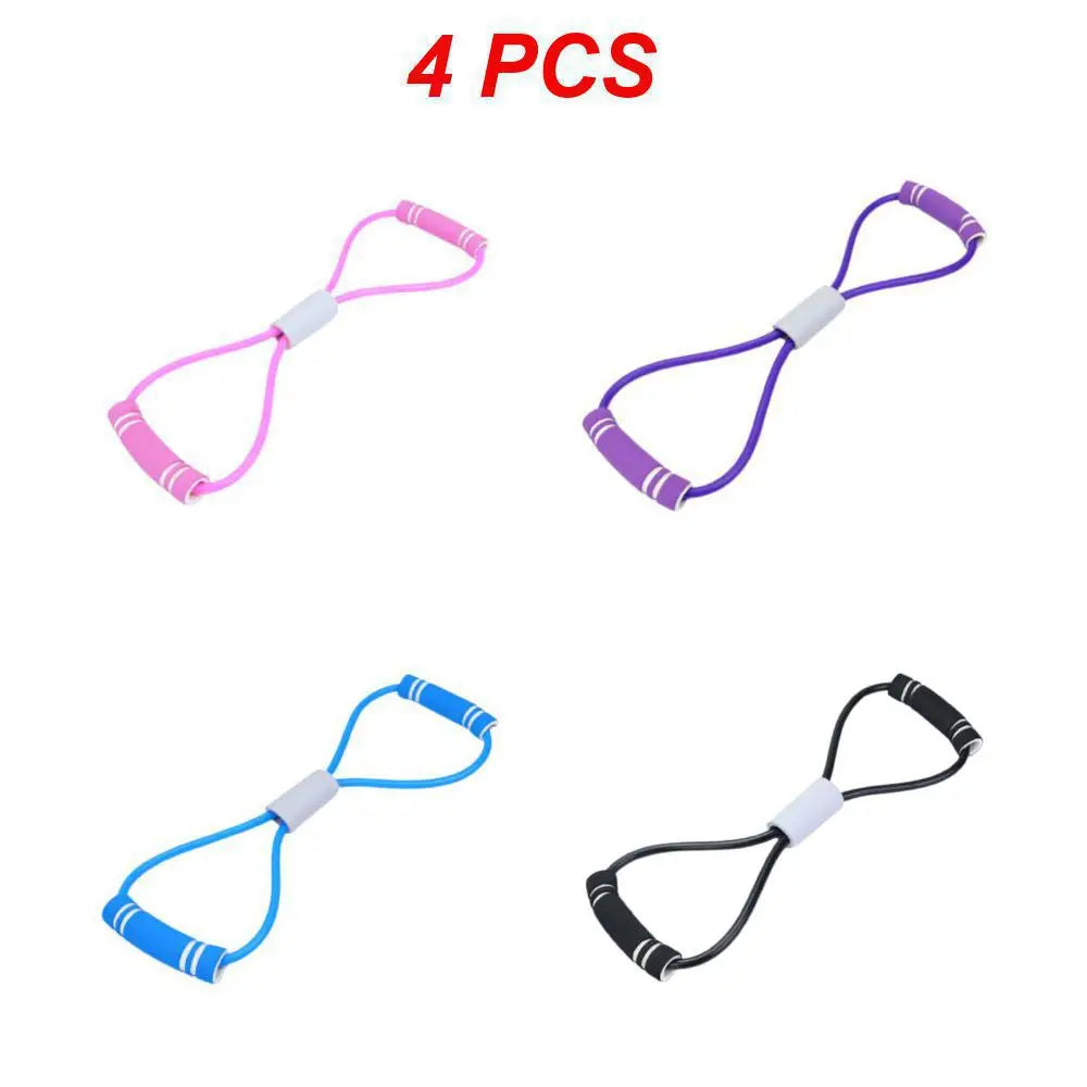 5/1Pcs Yoga Sport Resistance Bands Pilates Training Fitness Exercise Home Gym Elastic Band Natural Rubber Latex Yoga Accessories