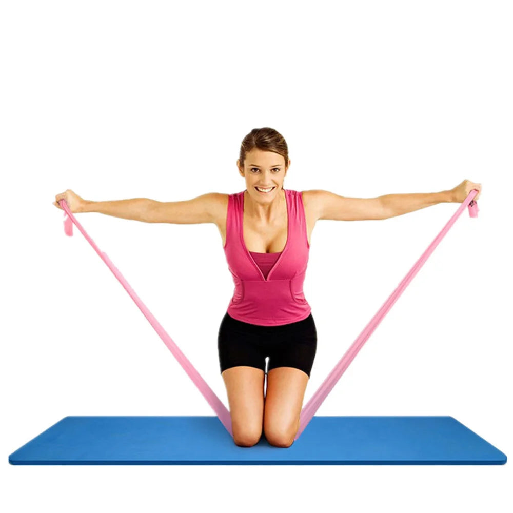 5/1Pcs Yoga Sport Resistance Bands Pilates Training Fitness Exercise Home Gym Elastic Band Natural Rubber Latex Yoga Accessories