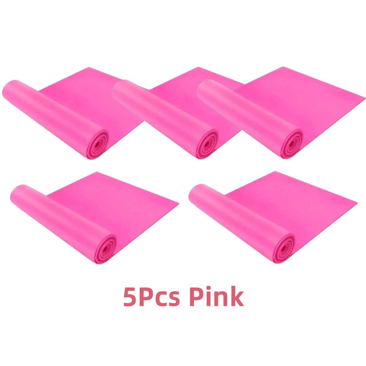 5/1Pcs Yoga Sport Resistance Bands Pilates Training Fitness Exercise Home Gym Elastic Band Natural Rubber Latex Yoga Accessories